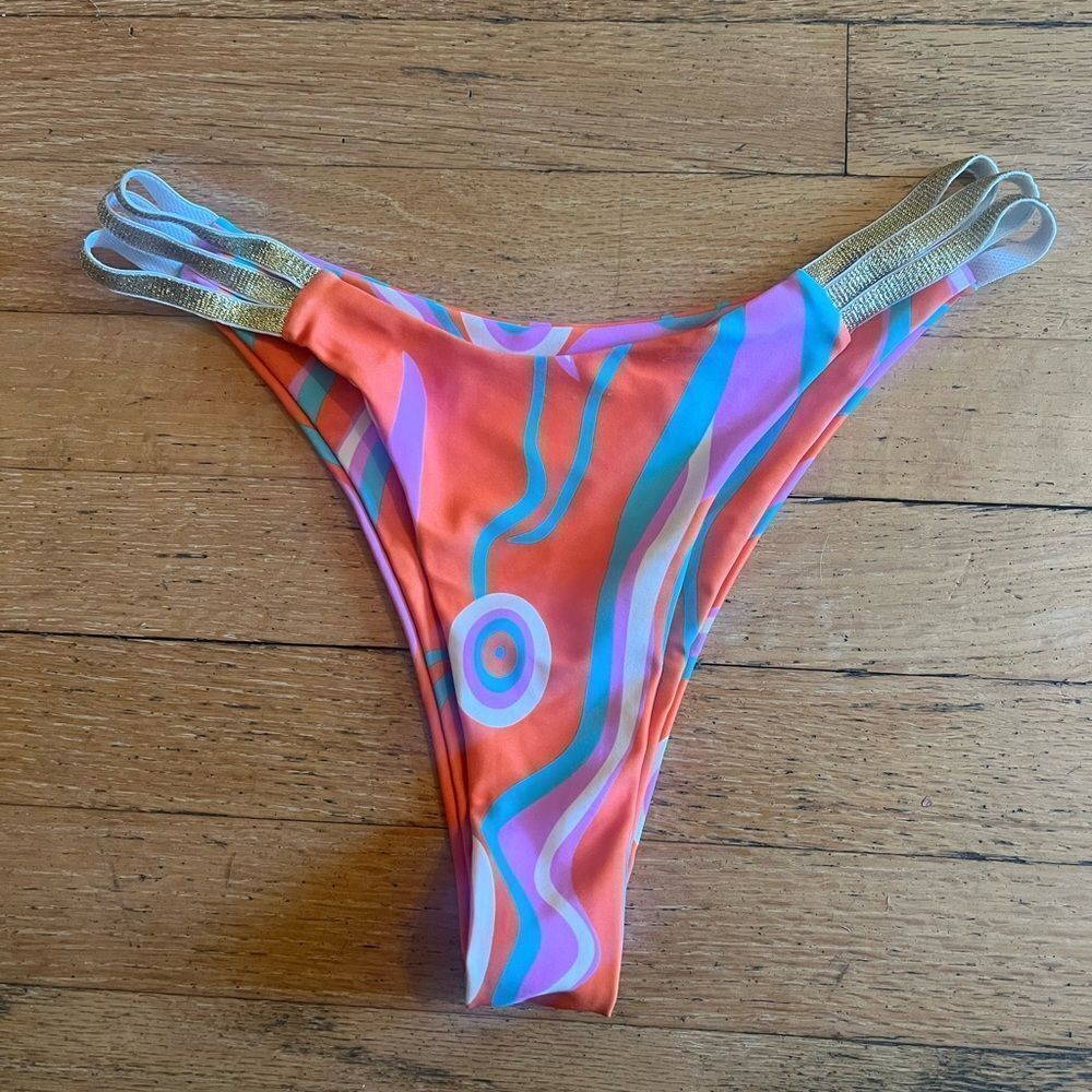 Vibrant Multicolor Women's Swim Bottom